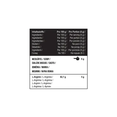MST - Arginine HCL 1000g