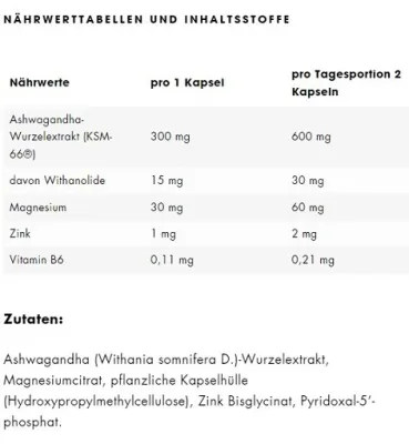 ESN Ashwa+ 120 Kapseln