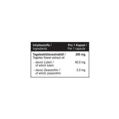 MST - Lutein+Zeaxanthin 40mg - 60 Caps