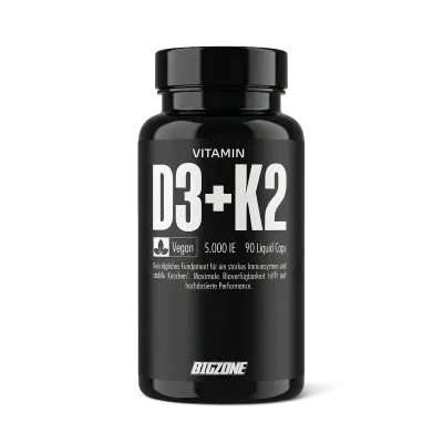 Big Zone Vitamin D3 + K2 90 Kapseln