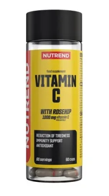 Nutrend Vitamin C 1000 mg mit Hagebutten 60 Kapseln 1