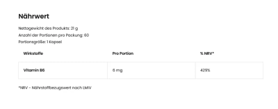 Ostrovit Vitamin B6 P-5-P 60 Kapseln 3