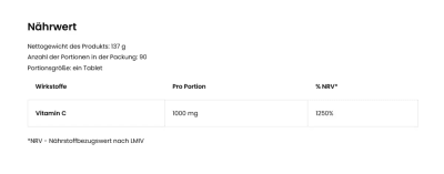 Ostrovit Vitamin C 1000mg 90 Tabletten 3