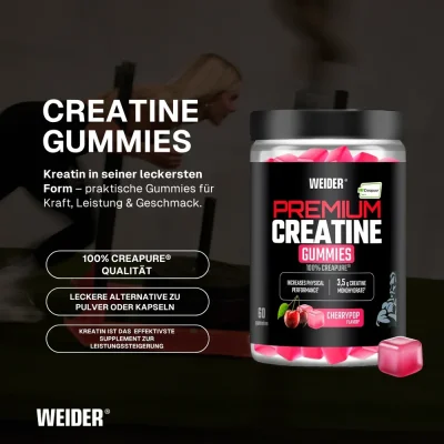 Weider Premium Creatine Gummies Cherry-Pop 3