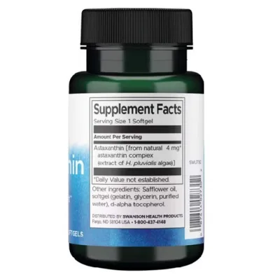 Swanson Astaxanthin 4mg 60 Kapseln