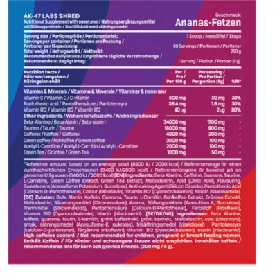 AK47 Labs Shred 250g 2