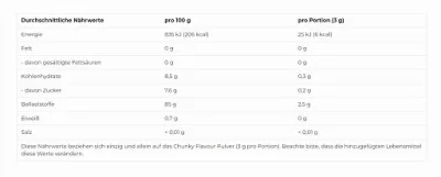 More Nutrition Chunky Flavour 150g 2