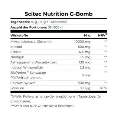 Scitec G-Bomb 500g 2