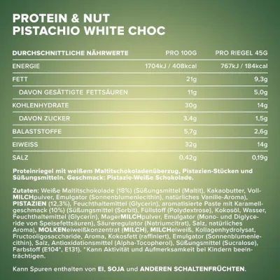 Ironmaxx Protein&Nuts Bar 24x45g 2