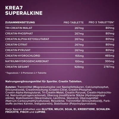IronMaxx Krea7 Superalkaline - 90 Tabletten 2