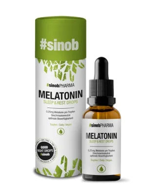 Sinob Melatonin Tropfen 50ml (1400 Tropfen) 1