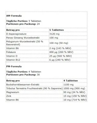 Kevin Levrone Levro Test (AM PM Formula) 240 (2x120) Tabletten 2