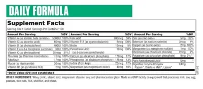 Universal Daily Formula 100 Tab. 2