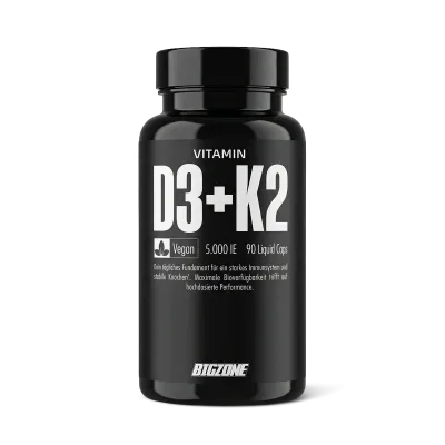 Big Zone Vitamin D3 + K2 90 Kapseln