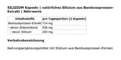 ProFuel Silizium 240 Kapseln 2