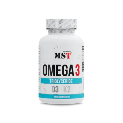 MST - Omega 3 500 mg D3 + K2 120 Softgels