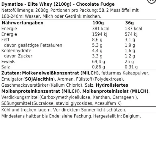 Dymatize Elite Whey 2170g - Bild 2