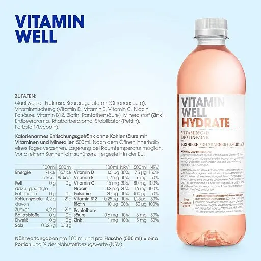 Vitamin Well Drink 12x500ml - Bild 3