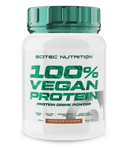 Scitec 100% Vegan Protein 1000g - Bild 1