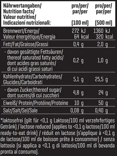 Body Attack High Protein Shake 12x500ml - Bild 2