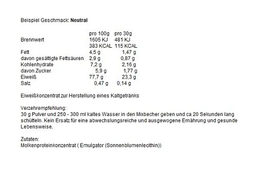 NNT Whey 1000g - Bild 2