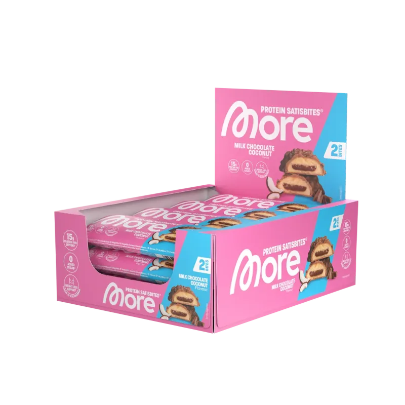 More Nutrition Protein Satisbites 12 x 2x25g - Bild 1