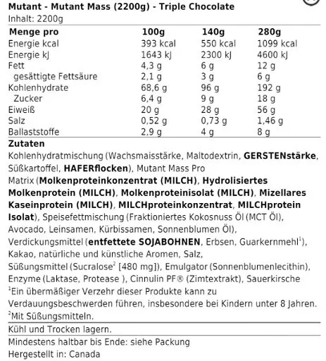 Mutant Mass - 2,2kg - Bild 2