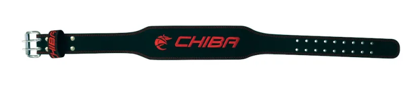 Chiba - 40810 - Ledergürtel schwarz/rot - Bild 1