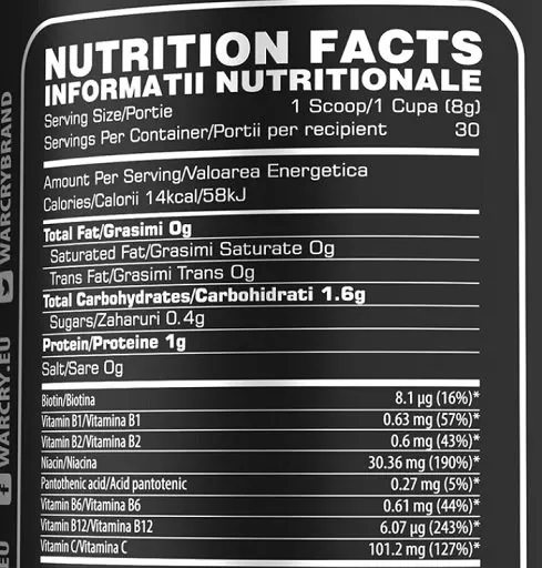 Genius Nutrition Warcry Gaming 240g - Bild 2
