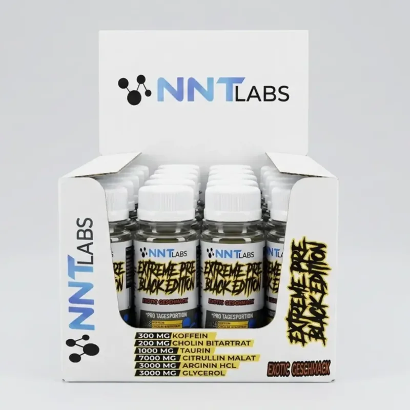 NNT Extreme Black Edition Shot 20x60ml - Bild 1