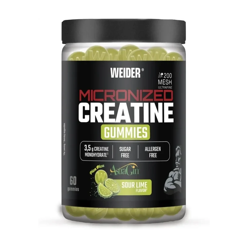 Weider Micronized Creatine 200 Mesh Gummies + AstraGin® 60 Gummies - Bild 1