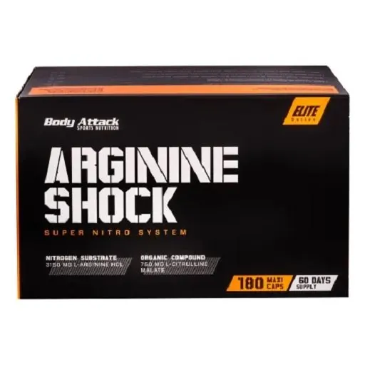 Body Attack Arginine Shock 180 Caps - Bild 1