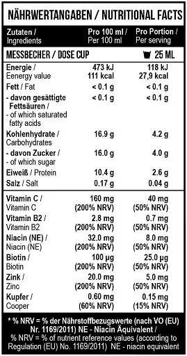 MST - Collagen Peptides Konzentrat 1 Liter - Orange Juice - Bild 2