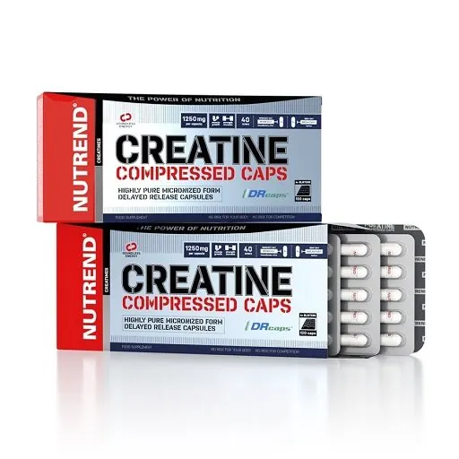 Nutrend Creatine Compressed Caps, 120 Kapseln - Bild 1