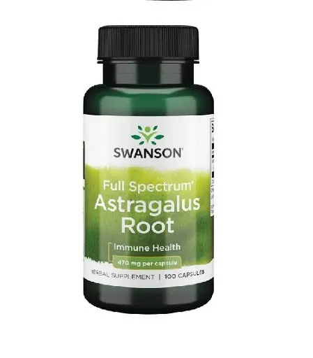 Swanson Astragalus Root 470mg - 100 Kapseln - Bild 1
