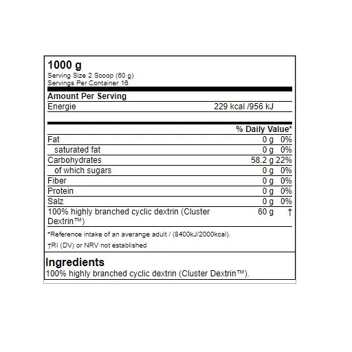 GN Cluster Dextrin - 1000g Beutel - Bild 2