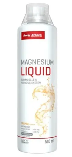 Body Attack Magnesium Liquid Orange 500ml - Bild 1
