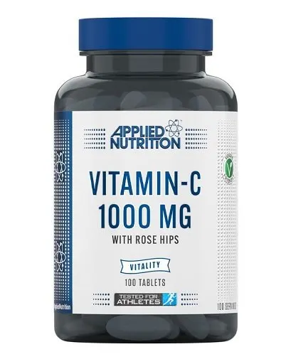 Applied Nutrition Vitamin-C 1000mg +Rosehips - 100 Tabs - Bild 1