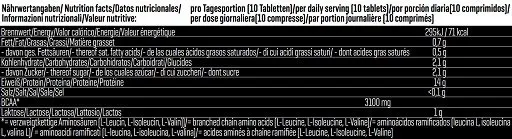 Body Attack Whey Amino Gold 325 Tabletten - Bild 2