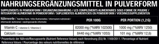 Sinob Vitamin C Calcium Ascorbate Powder 250g - Bild 3