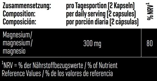 Body Attack Magnesium Bisglycinat 120 Kapseln - Bild 2