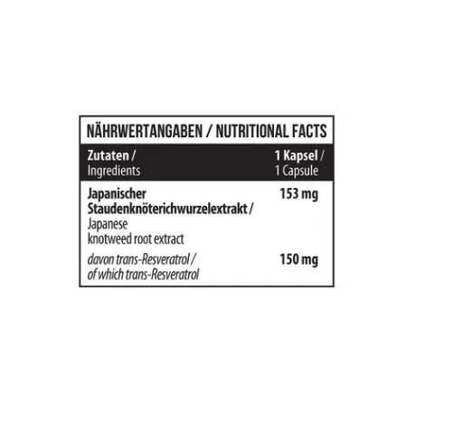 MST - Resveratrol 150mg 60 Kapseln - Bild 2