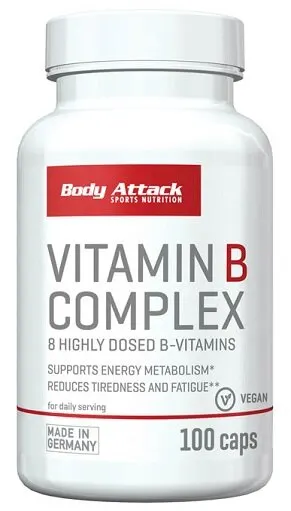 Body Attack Vitamin B-Complex 100 Kapsel - Bild 1