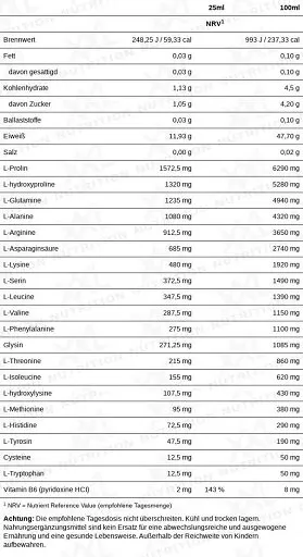 XXL Nutrition Amino Liquid - 1000ml Blood Orange - Bild 2