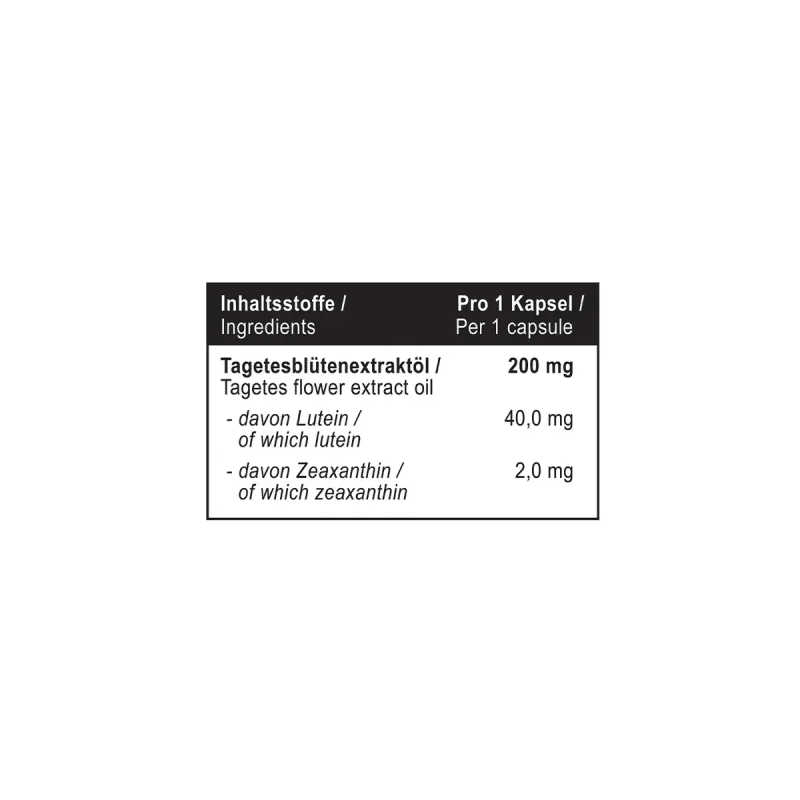 MST - Lutein+Zeaxanthin 40mg - 60 Caps - Bild 4