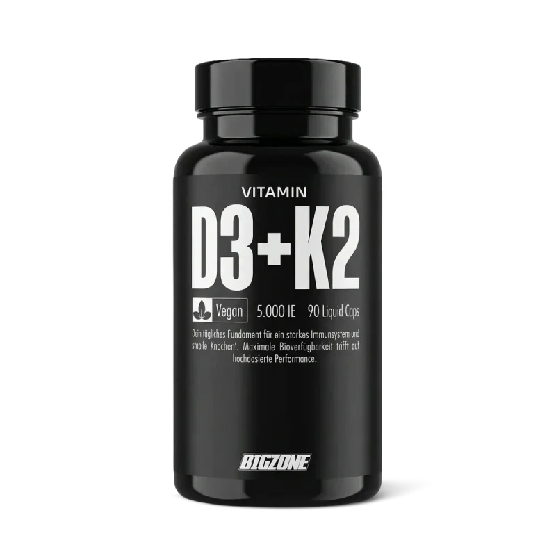 Big Zone Vitamin D3 + K2 90 Kapseln - Bild 1