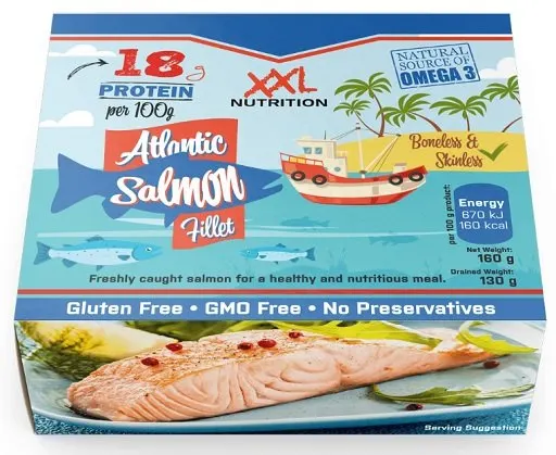 XXL Nutrition Lachsfilet 160g - Bild 1