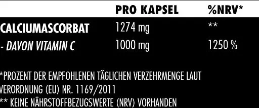 Big Zone Buffered Vitamin C 120 Kapseln - Bild 2