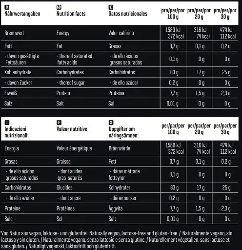 Body Attack Instant Rice Pudding 1000g - Bild 2