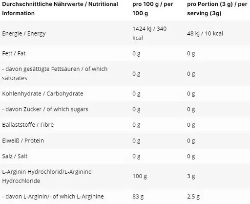 INLEAD L-Arginin HCL 500g - Bild 1